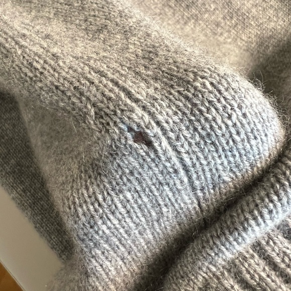 NWOT Sutton Studio Gray Cashmere Duster S - Picture 10 of 11